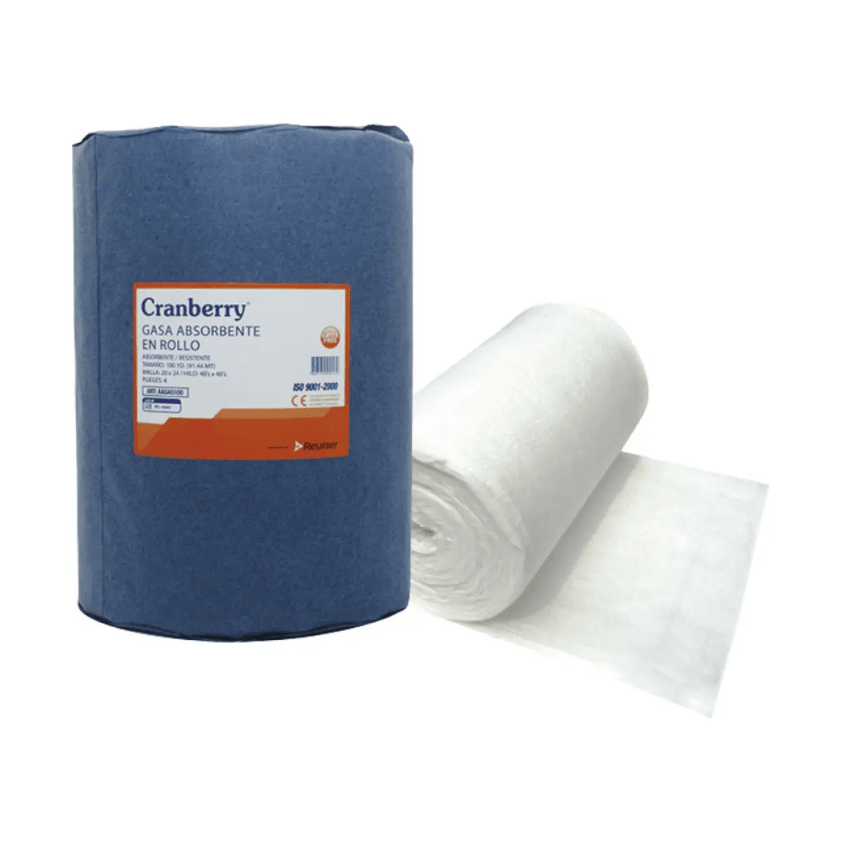 GASA ABSORBENTE EN ROLLO 4 PLIEGUES 100 YD (91.44 M)
