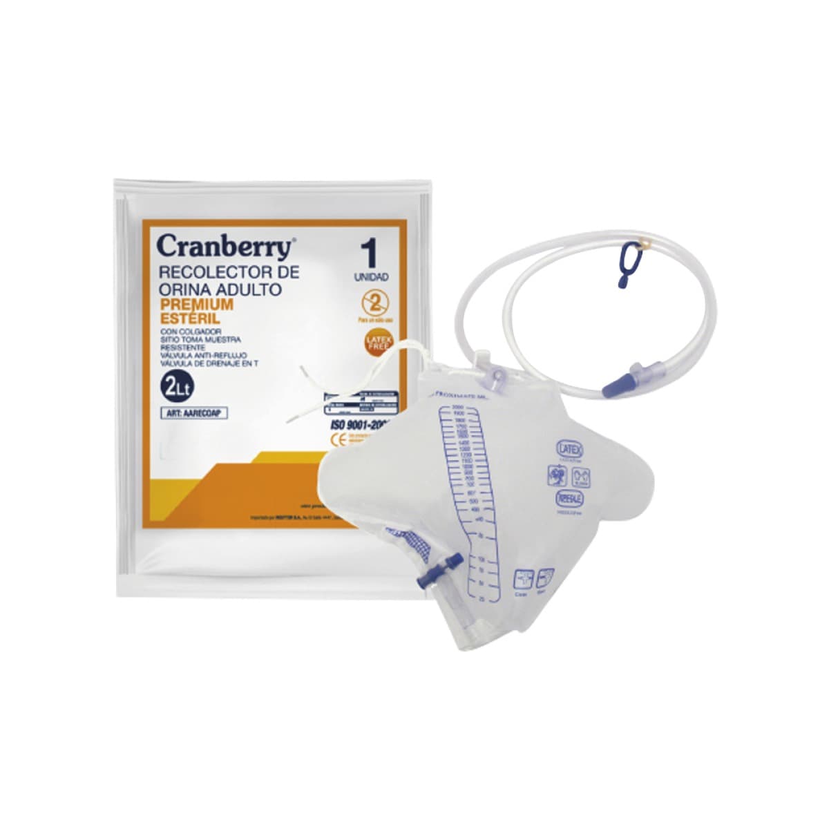 RECOLECTOR ORINA ADULTO 2 LT.PREMIUM 2 LT