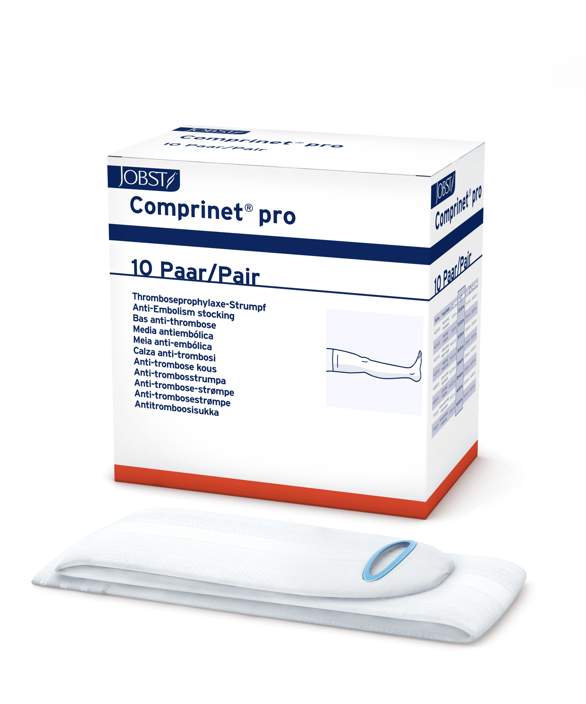 COMPRINET PRO 18 Muslo Punt.Abierta M Blanco