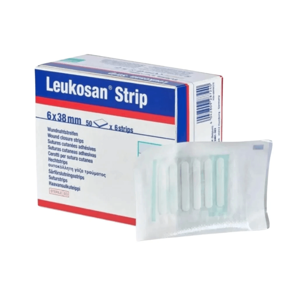 LEUKOSAN STRIPS 6 x 38mm - 50 Sob. x 6 Tiras