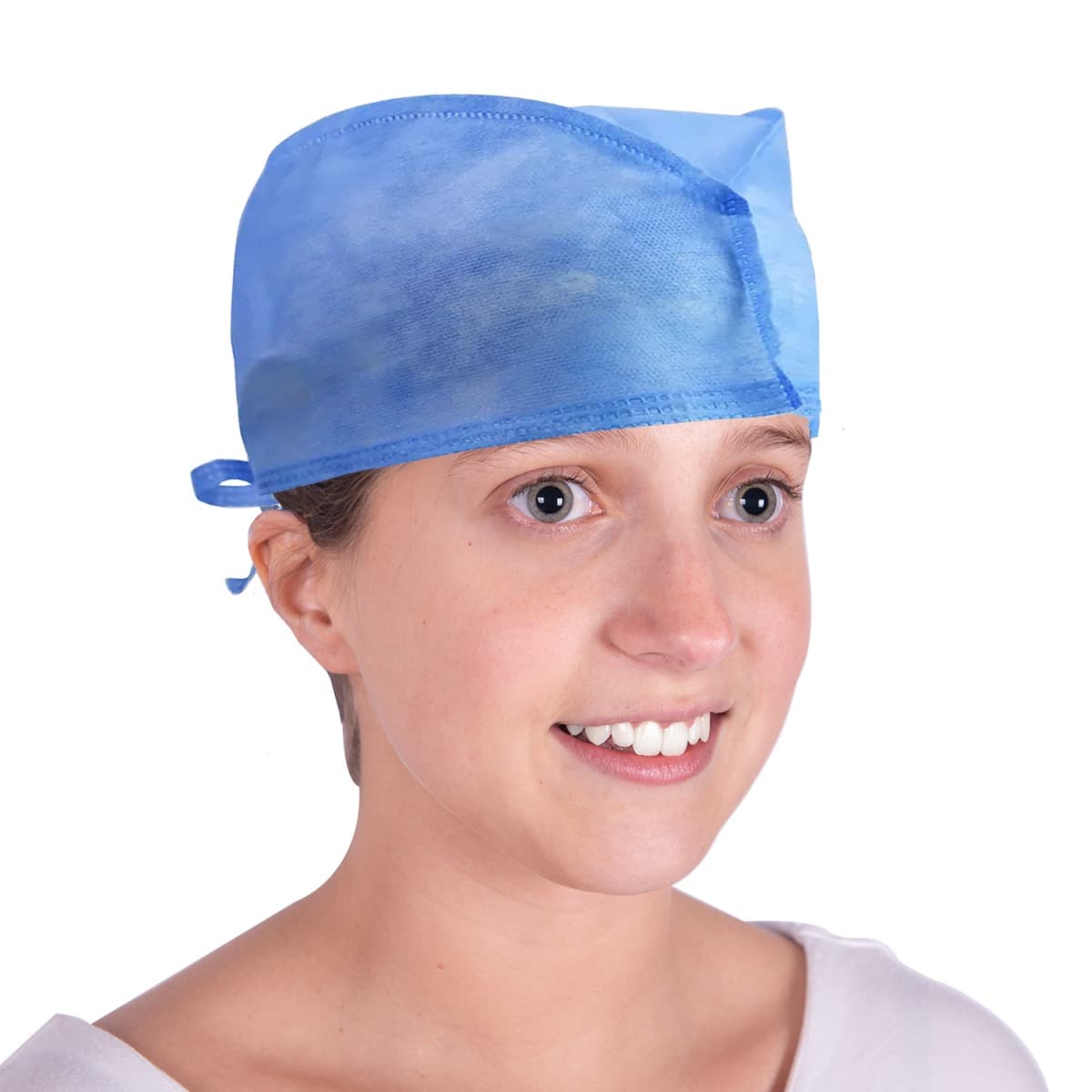 GORRO CIRUJANO CON TIRAS CELESTE UNIVERSAL