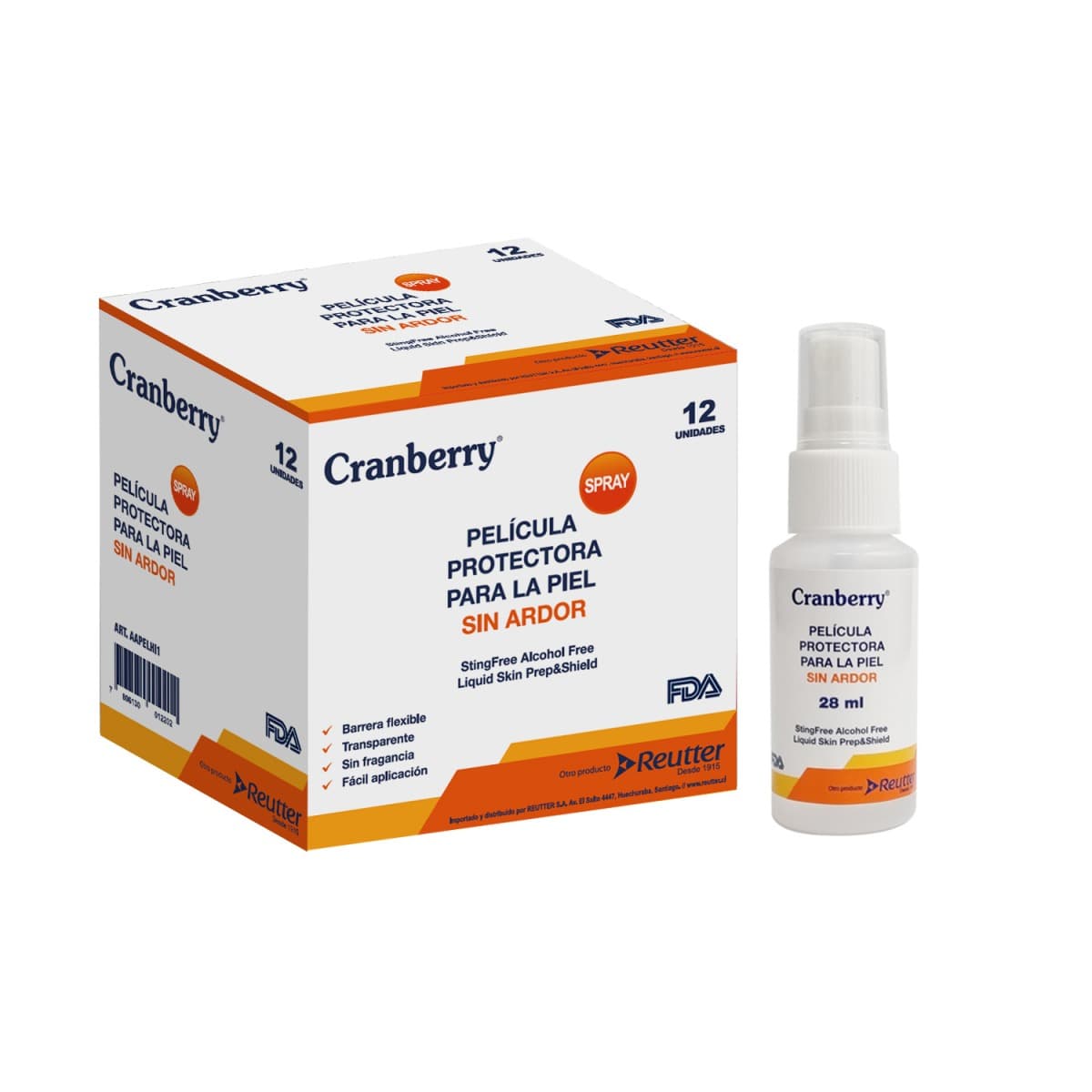 PELÍCULA PROTECTORA PARA LA PIEL SIN ARDOR EN SPRAY 28 ML