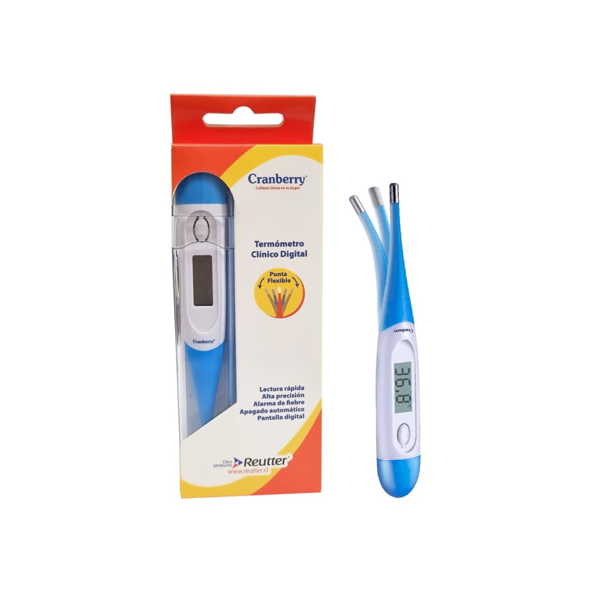 TERMOMETRO CLINIC DIGITAL PUNTA FLEXIBLE UNIVERSAL