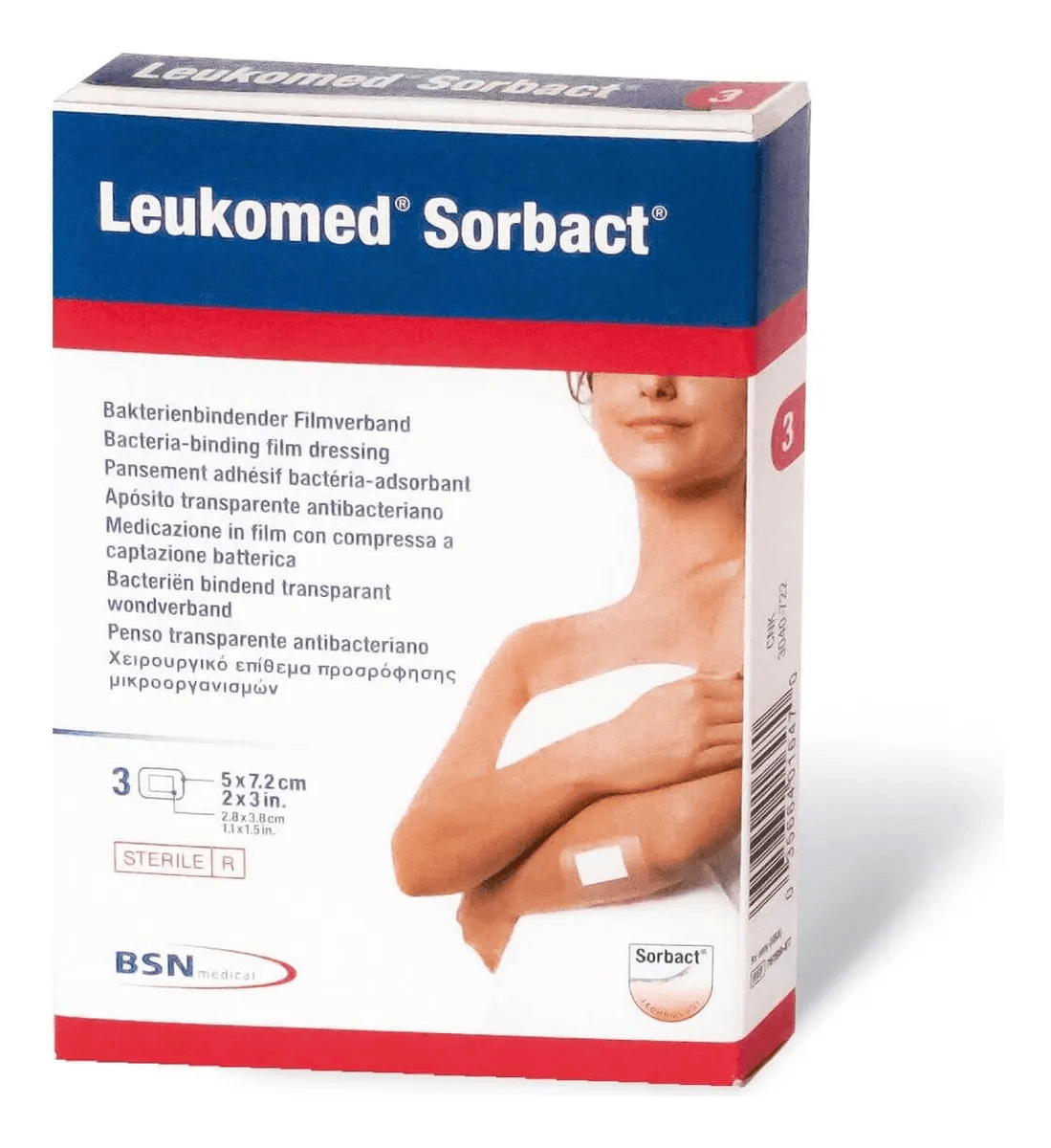 LEUKOMED SORBACT STE 10 x 25cm