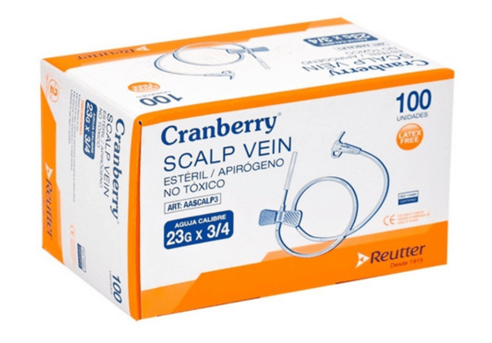 SCALP VEIN LUER LOCK 23 G