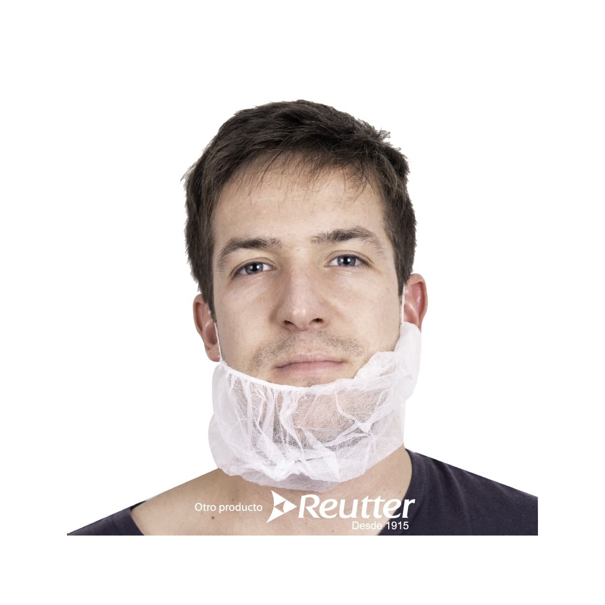 CUBRE BARBA DESECHABLE CON ELÁSTICOS UNIVERSAL