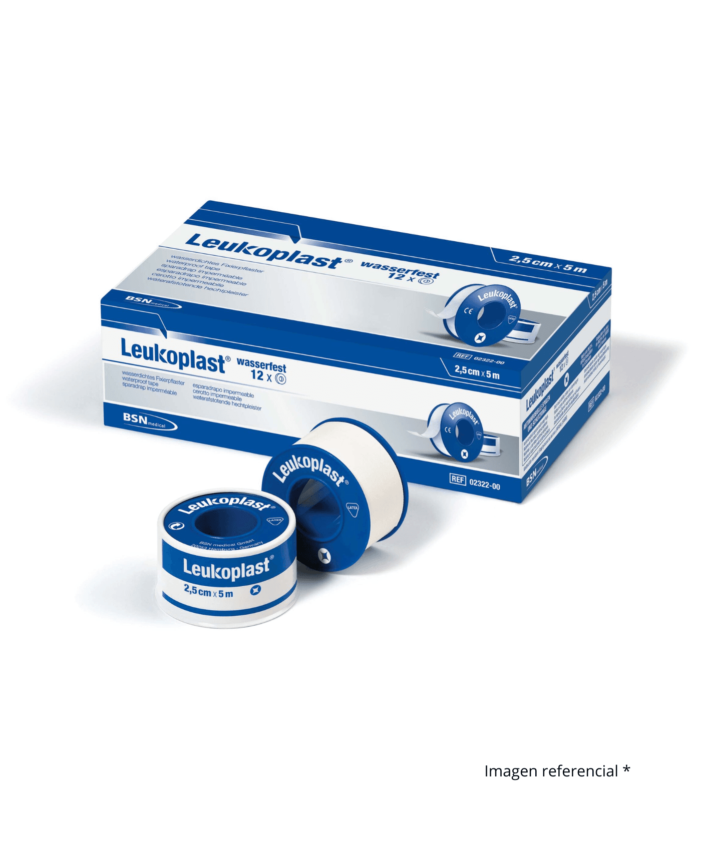 LEUKOPLAST 5Cm x 5M - Blanca