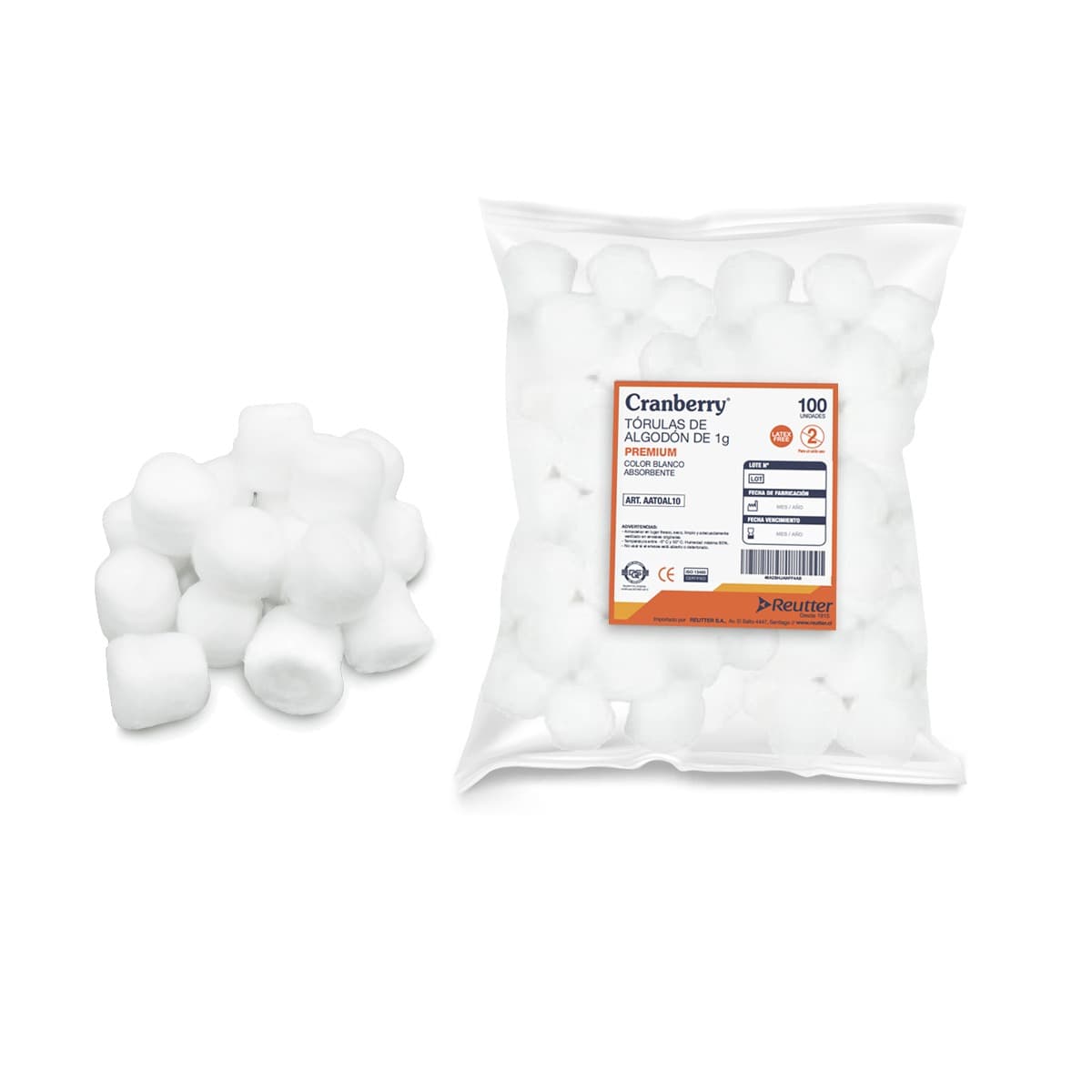 TÓRULAS DE ALGODÓN 3.5 GR