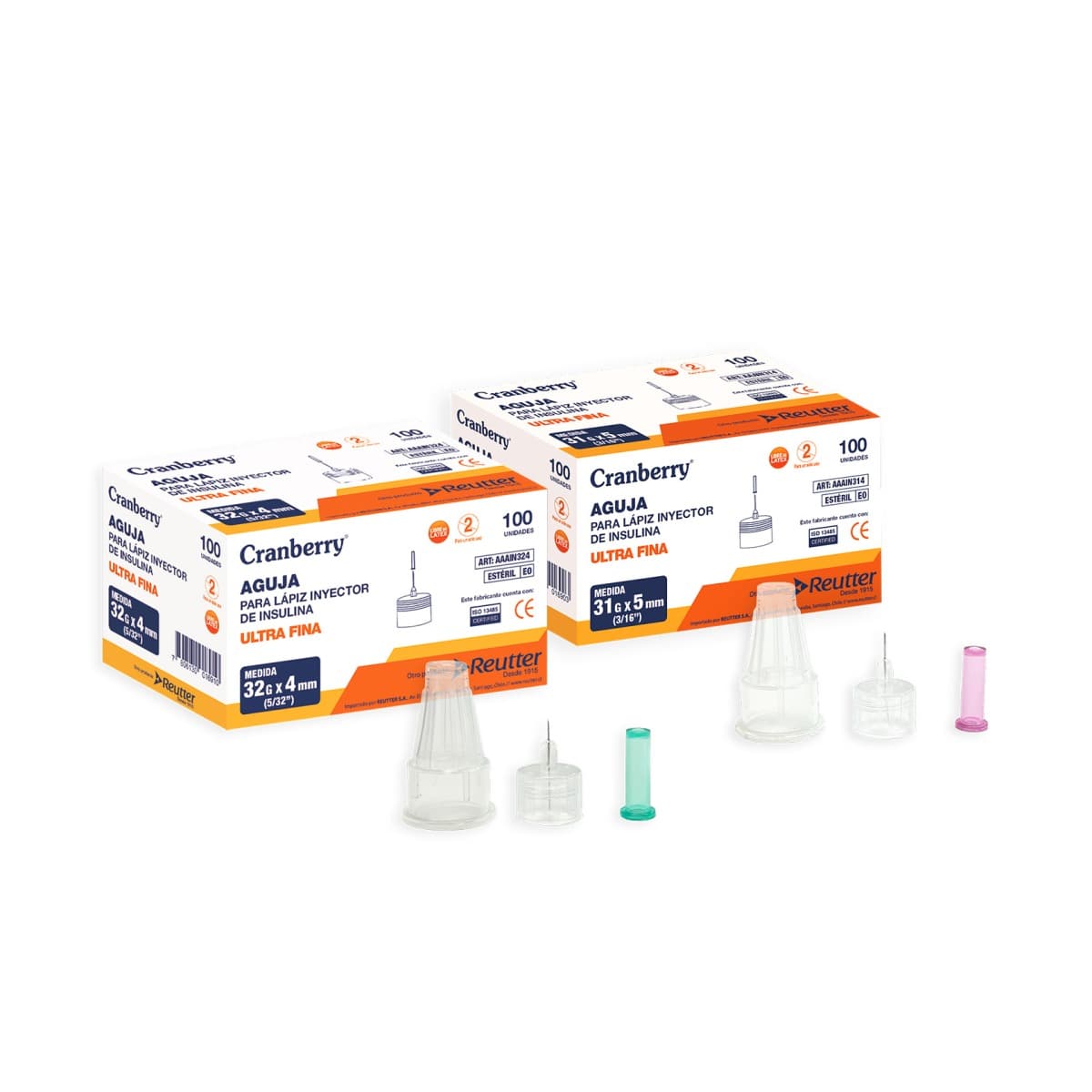 AGUJA PARA LÁPIZ INYECTOR DE INSULINA ULTRA FINA 31G X 5MM